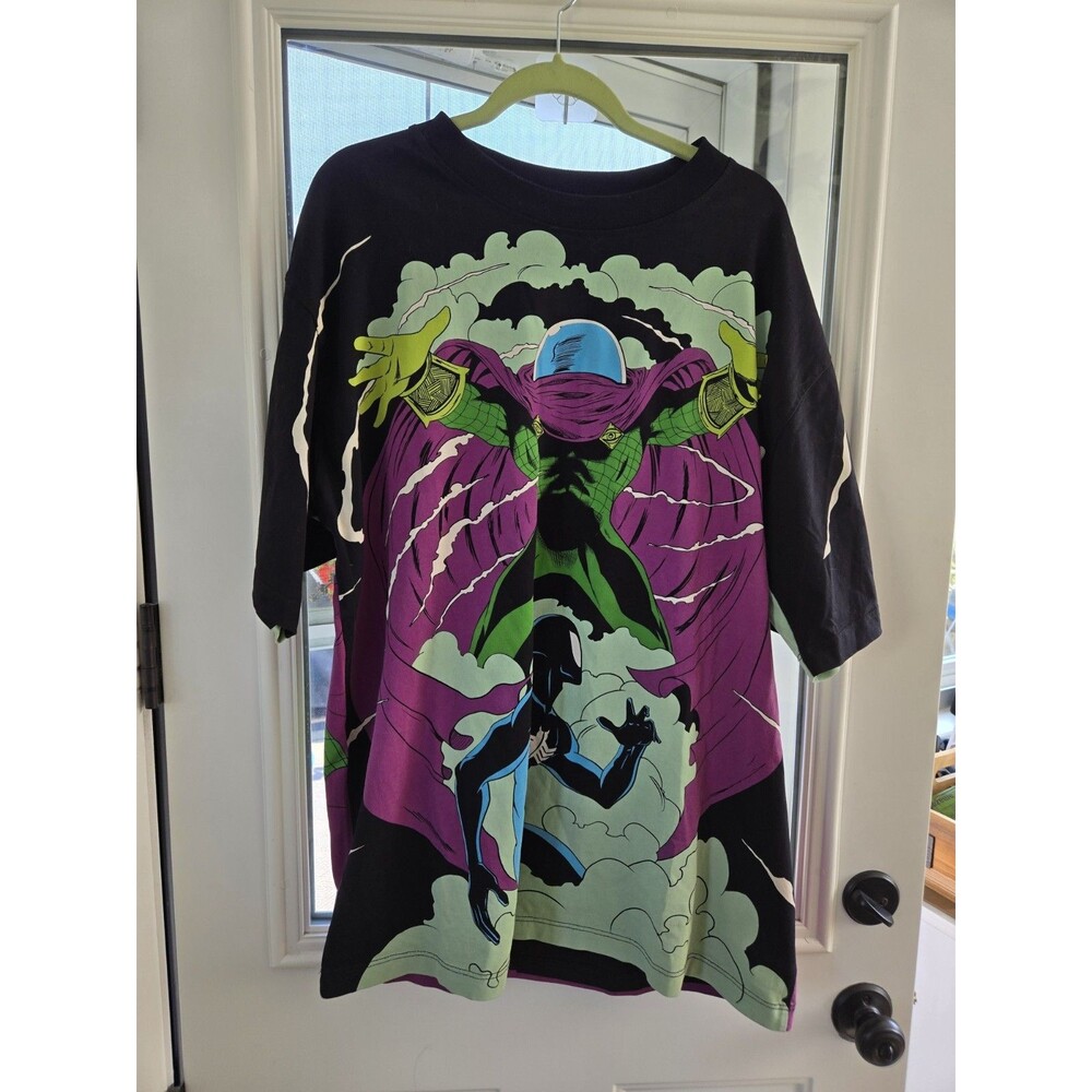 Chronic Images Infinite Illusion print Spider-Man & Mysterio AOP t shirt XXL